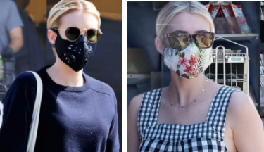Photos Of 10 Celebrities Wearing Masks Show They’re Just Like Us - The
