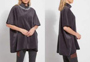 Avis Poncho (Reversible, Faux Fur)